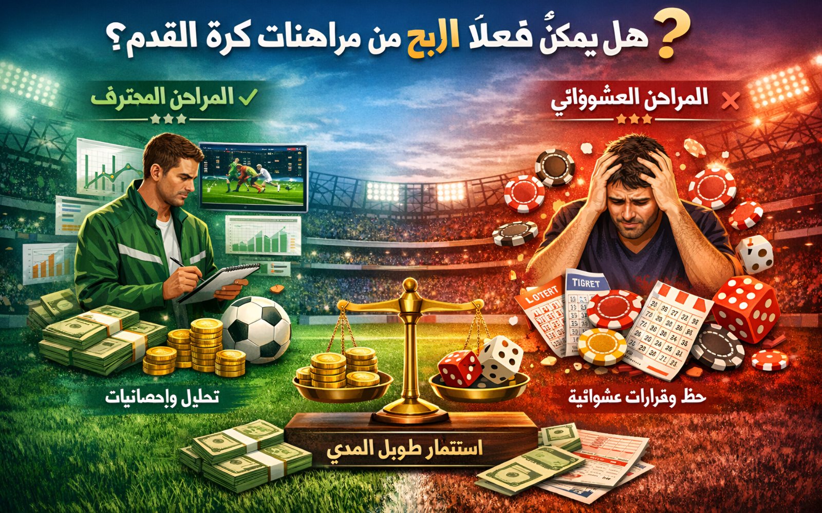 كيف تربح في مراهنات كرة القدم كيف تربح في مراهنات كرة القدم