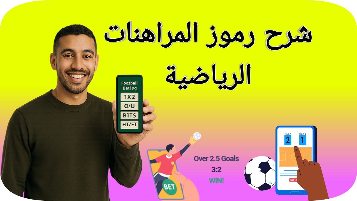 شرح رموز المراهنات في كرة القدم: دليل المبتدئين الكامل 2025 شرح رموز المراهنات في كرة القدم: دليل المبتدئين الكامل 2025